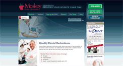 Desktop Screenshot of moskeydental.com