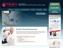 Tablet Screenshot of moskeydental.com